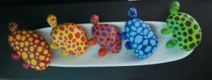 Stone painting by Nehal -Turtle and Turtles