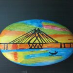 Stone painting by Nehal -Sea Link