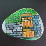 Stone painting by Nehal -Door to Heaven