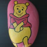 Stone painting by Nehal -Winnie the Pooh