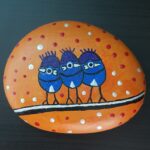 Stone painting by Nehal -Awesome Threesome