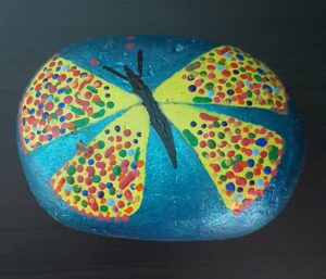Stone painting by Nehal -Designer Butterfly