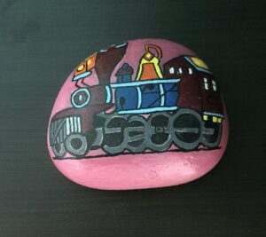 Stone painting by Nehal -Cute Engine