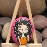 Stone painting by Nehal -Beautiful Curls