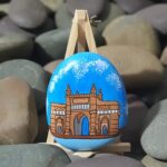 Stone painting by Nehal -Gateway of India (II)