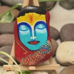 Stone painting by Nehal -Lord Krishna