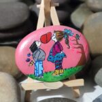 Stone painting by Nehal -Love is in the air