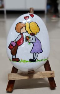 Stone painting by Nehal -pure love